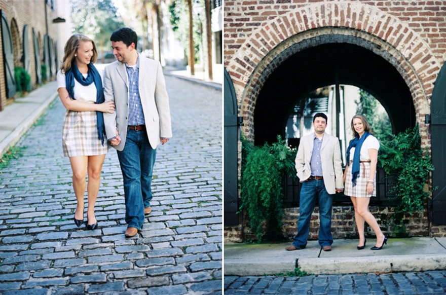 navy khaki engagement